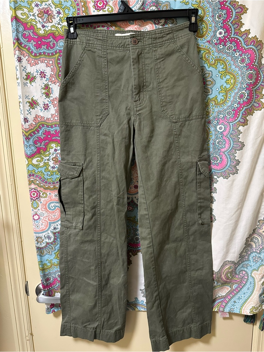 Abercrombie & Fitch Olive Green Cargo Pants